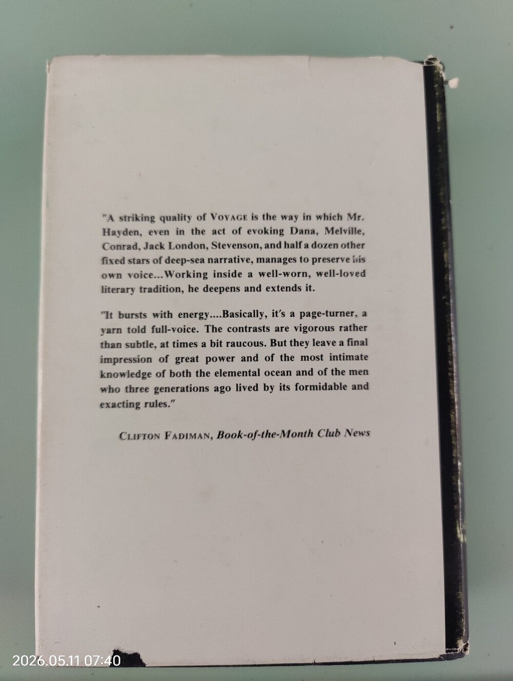 Voyage: A Novel of 1896 by Sterling Hayden Hardcover Putnam 1976 1st Edition - Picture 2 of 8